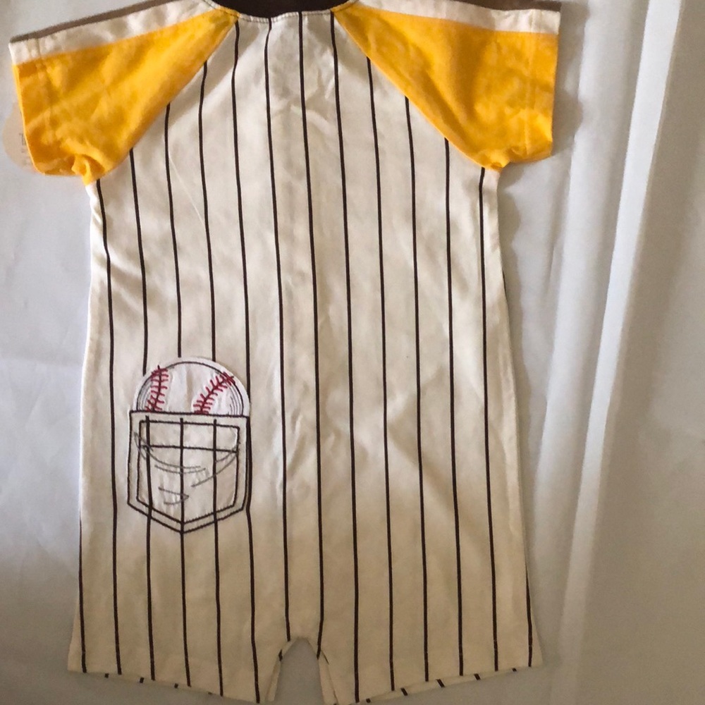 Romper Daddy's AllStar infant boys new size 18 months cotton snaps Carter's - Picture 2 of 2
